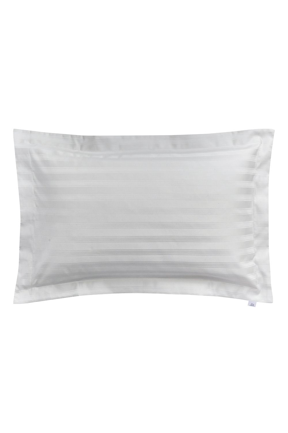 1951 'Adan' Cotton Sateen Oxford Pillowcase in Silver