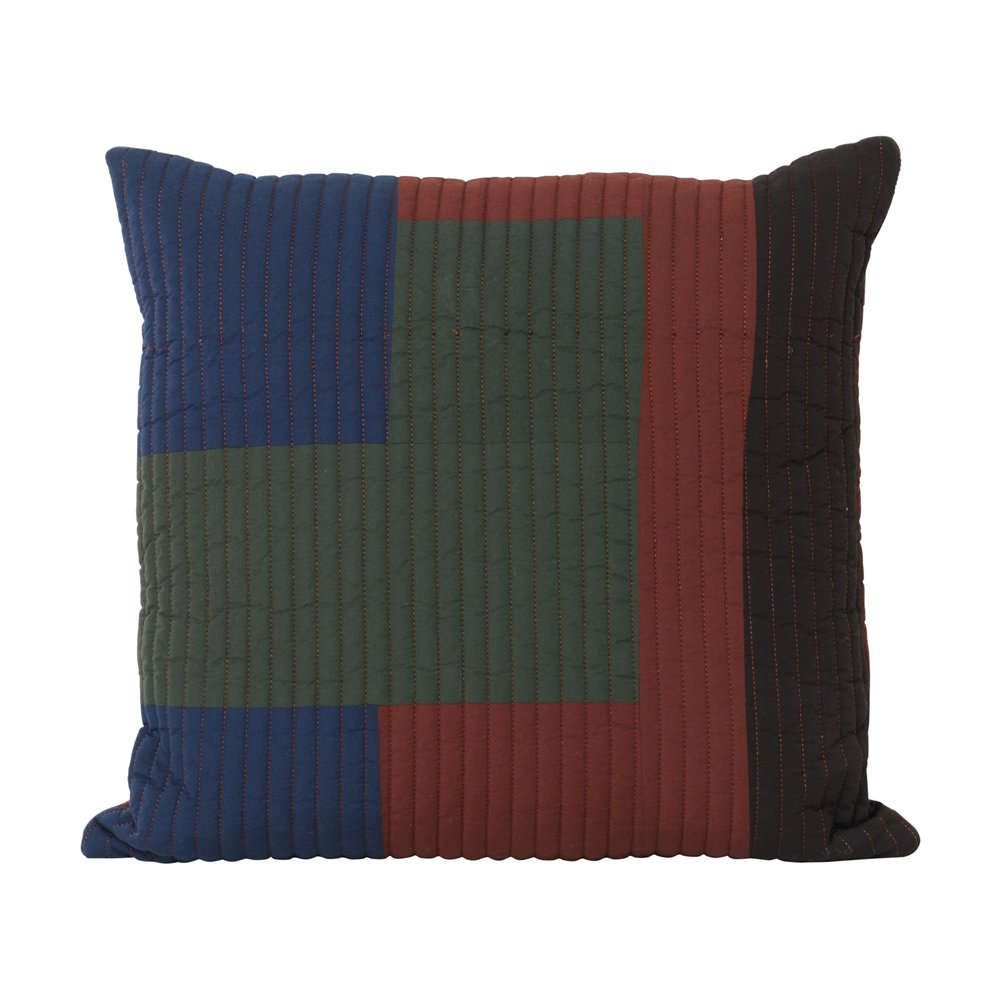 ferm LIVING Shay Quilt Cushion Cinnamon 50 x 50cm