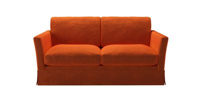 Otto 2 Seat Sofabed in Paprika Smart Velvet - sofa.com