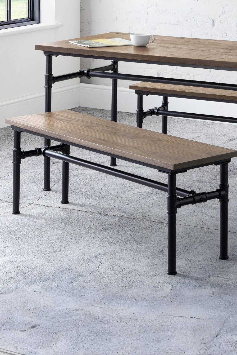 Julian Bowen Carnegie 2 Seater Dining Bench in Natural