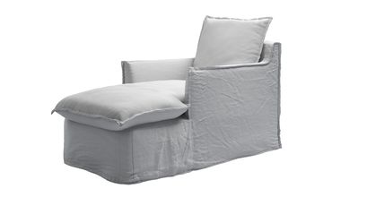 Isaac Chaise Armchair in Graphite Smart Cotton - sofa.com