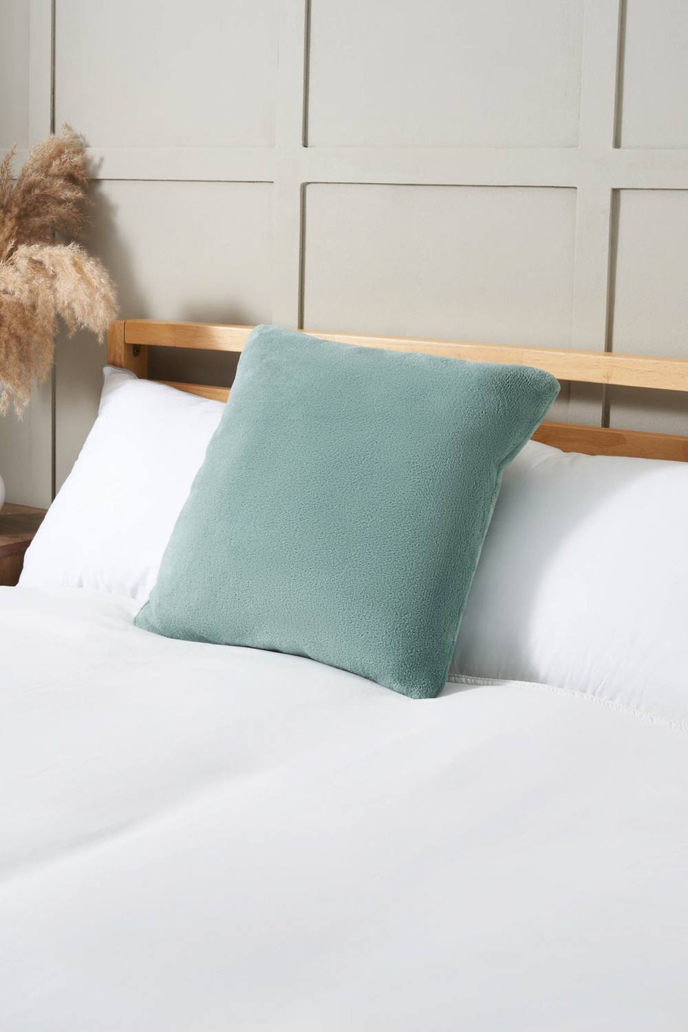 BHS Small Microfleece Silt Green Cushion