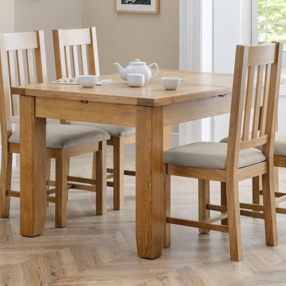Astoria 4-6 Seater Rectangular Extendable Dining Table, Solid Oak