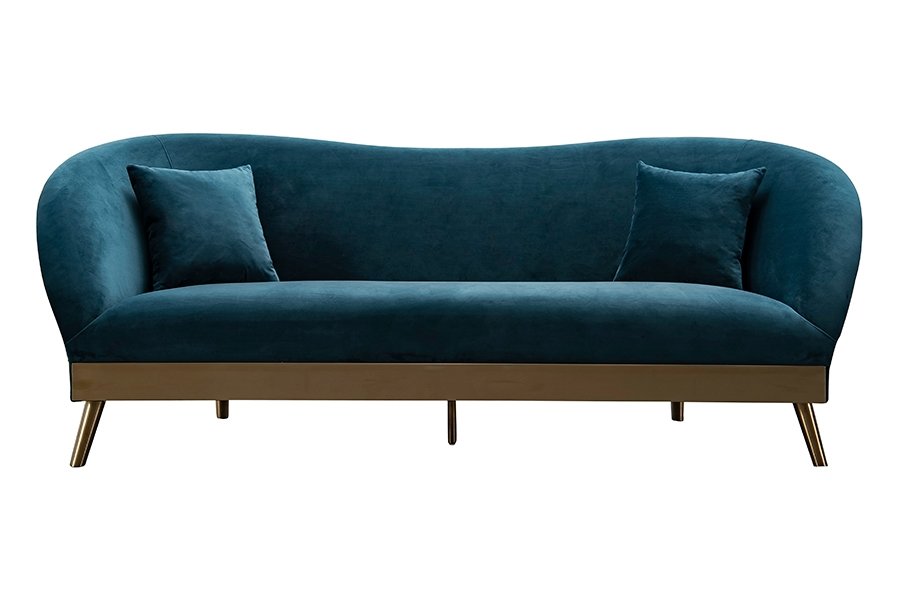 Lapio Three Seat Sofa - Peacock