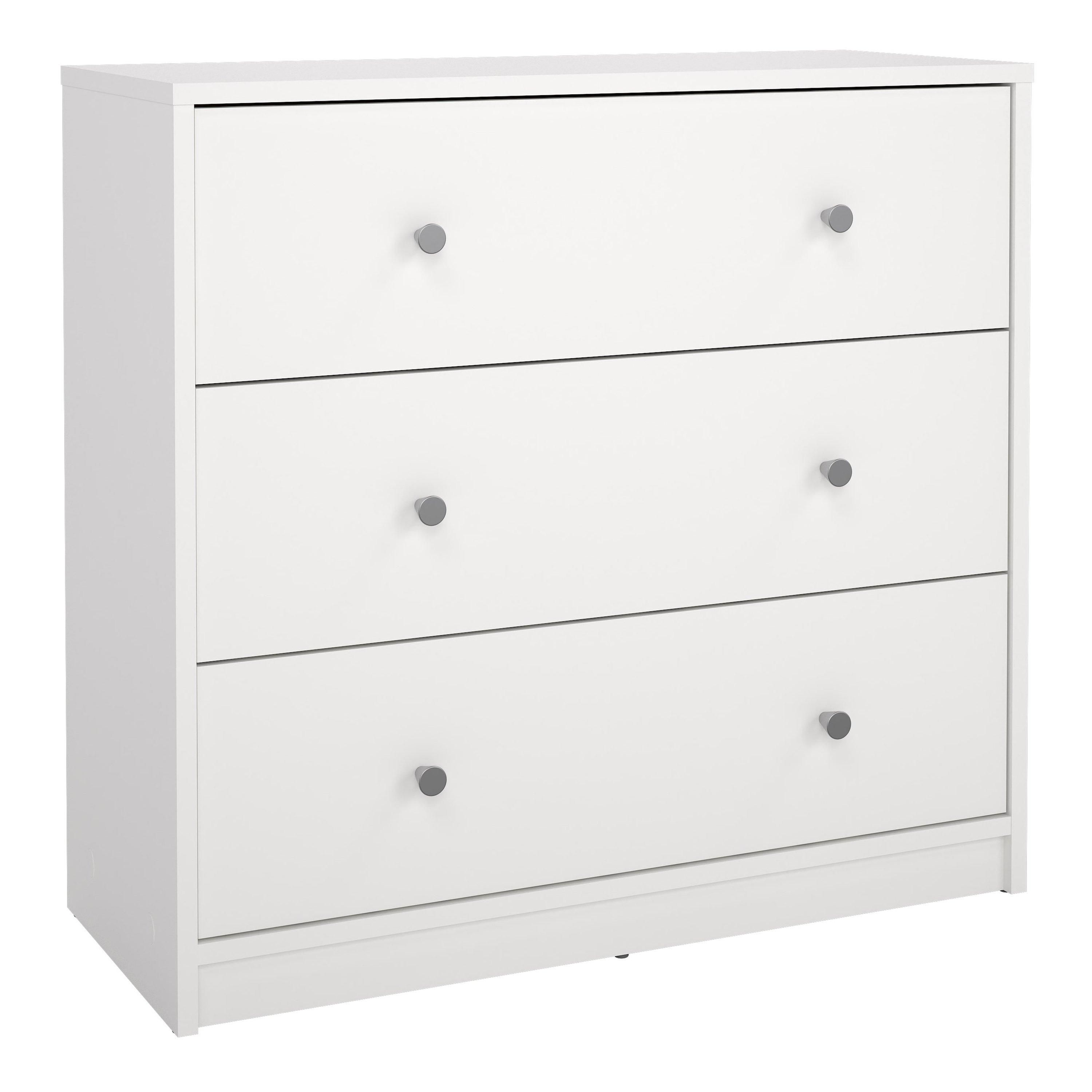 Furniture To Go May Chest of 3 Drawers in White