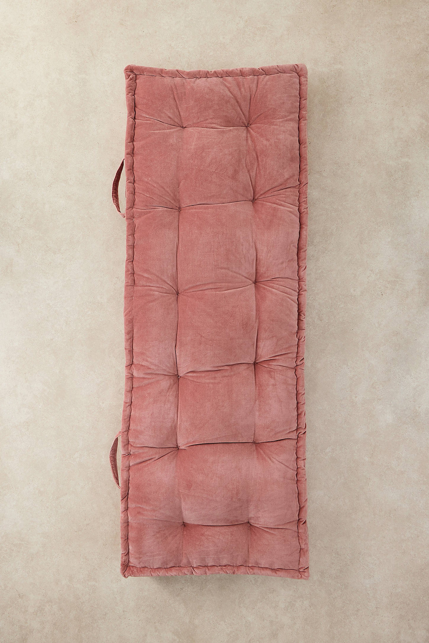 Rohini Blush Velvet Daybed Cushion - Blush