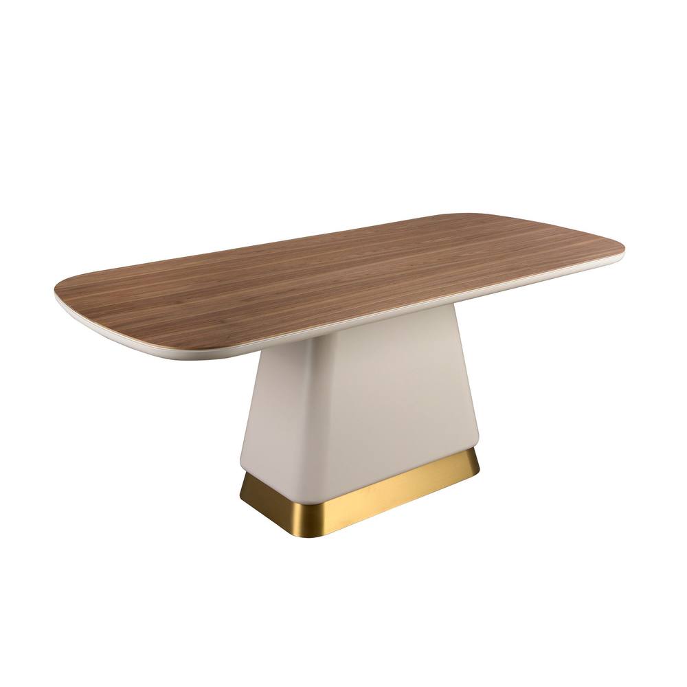 Angel Cerda Model Walnut Rectangular Dining Table, 200x95x76 cm