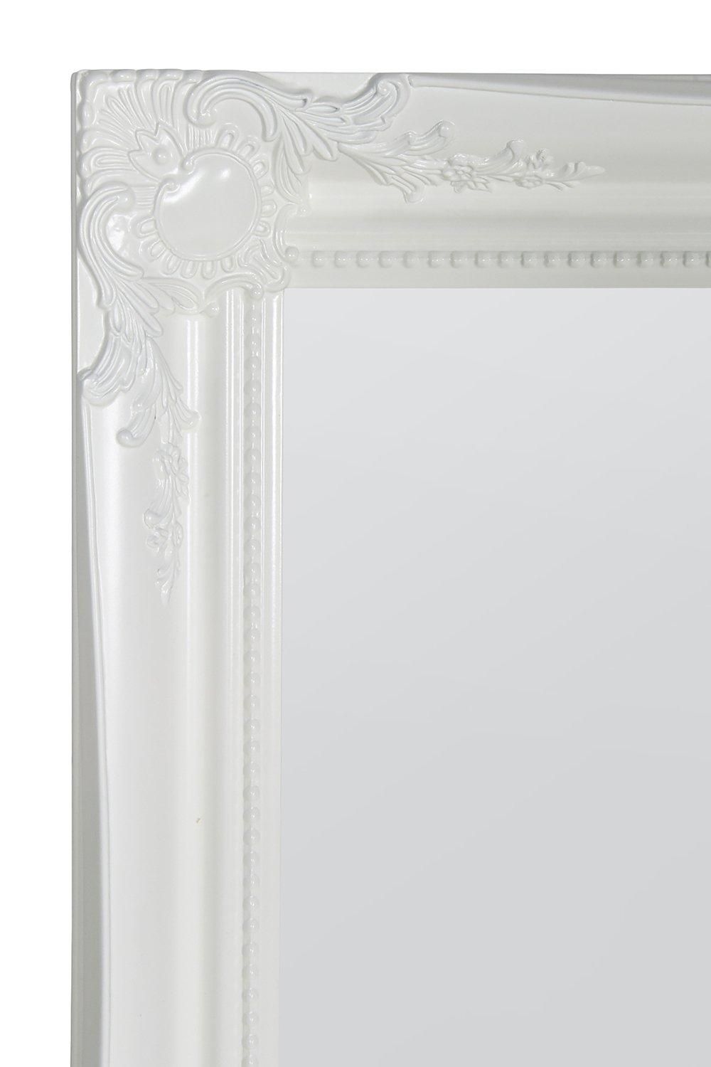 MirrorOutlet "Hamilton" White Shabby Chic Decorative Design Wide Wall Mirror 137cm x 107cm 3