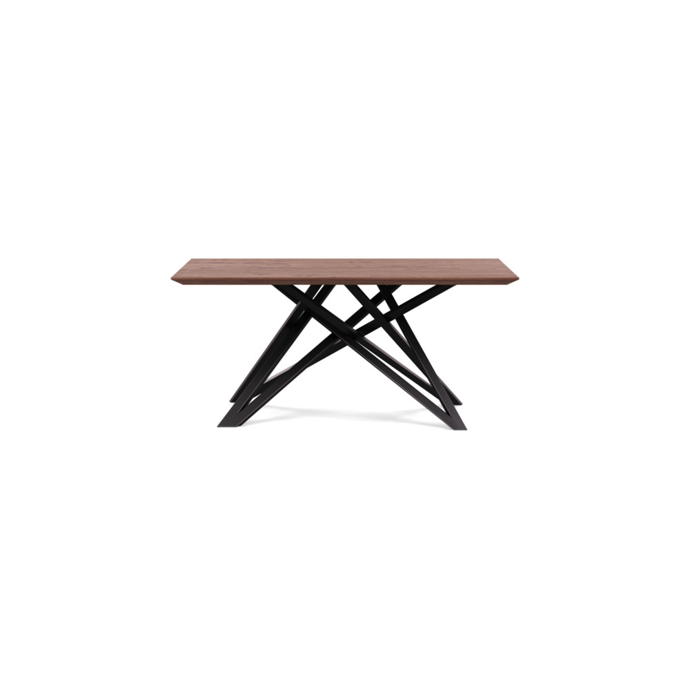Heal's Vienna Dining Table 160x100cm Oiled Walnut Chamfered Edge Not Filled
