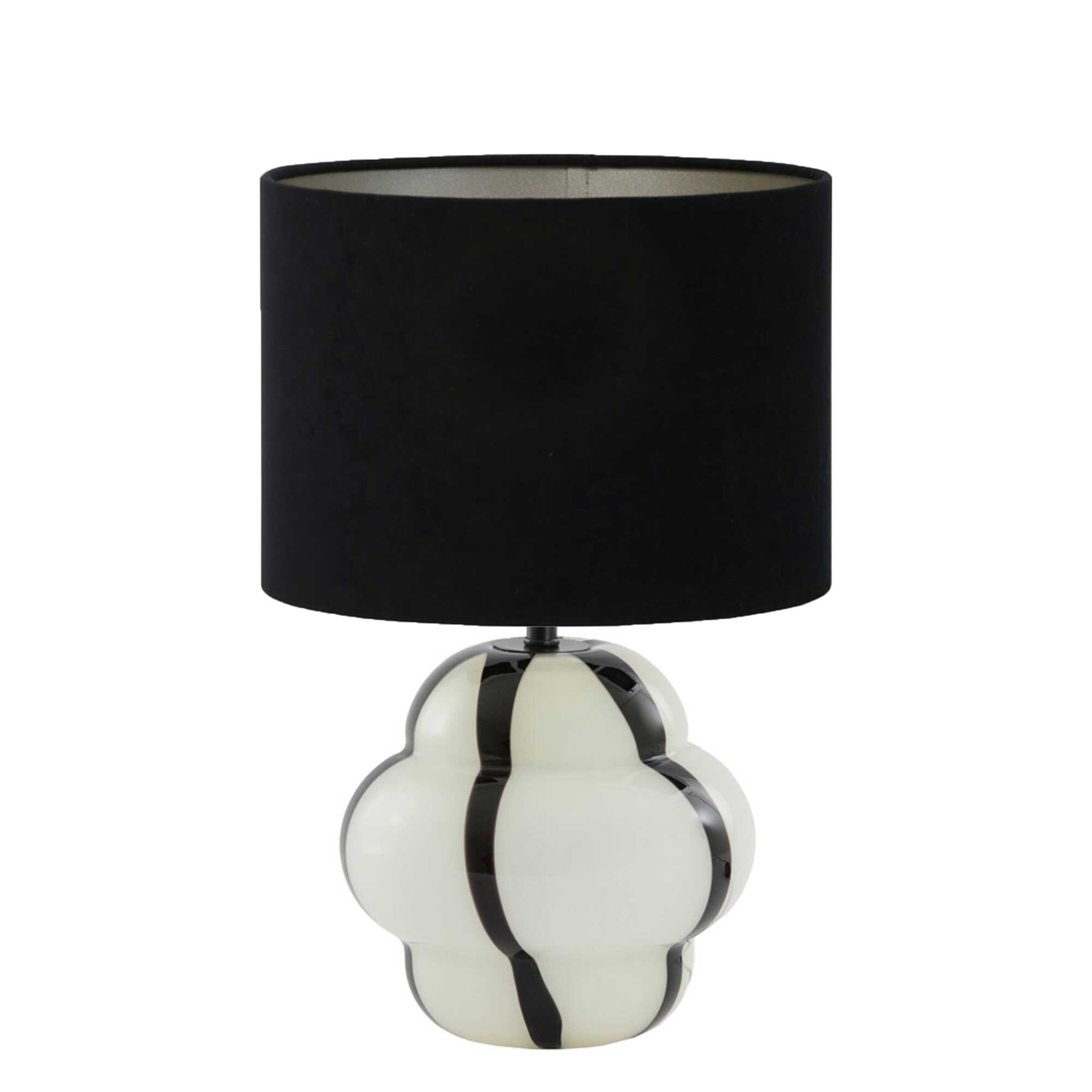 Monochrome Stripe Table Lamp | Barker & Stonehouse
