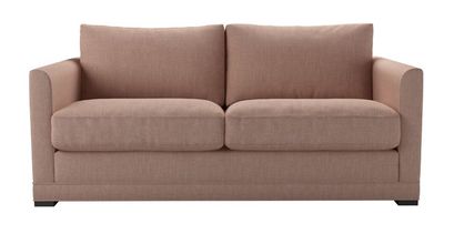 Aissa 2.5 Seat Sofa Bed in Blush Pure Belgian Linen - sofa.com
