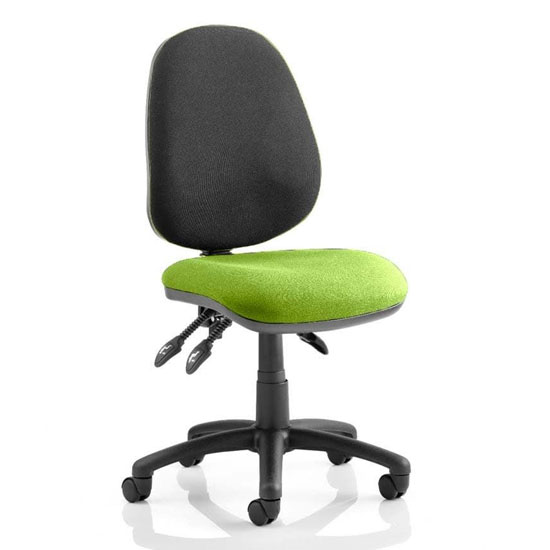 Luna III Office Chair With Myrrh Green Seat No Arms