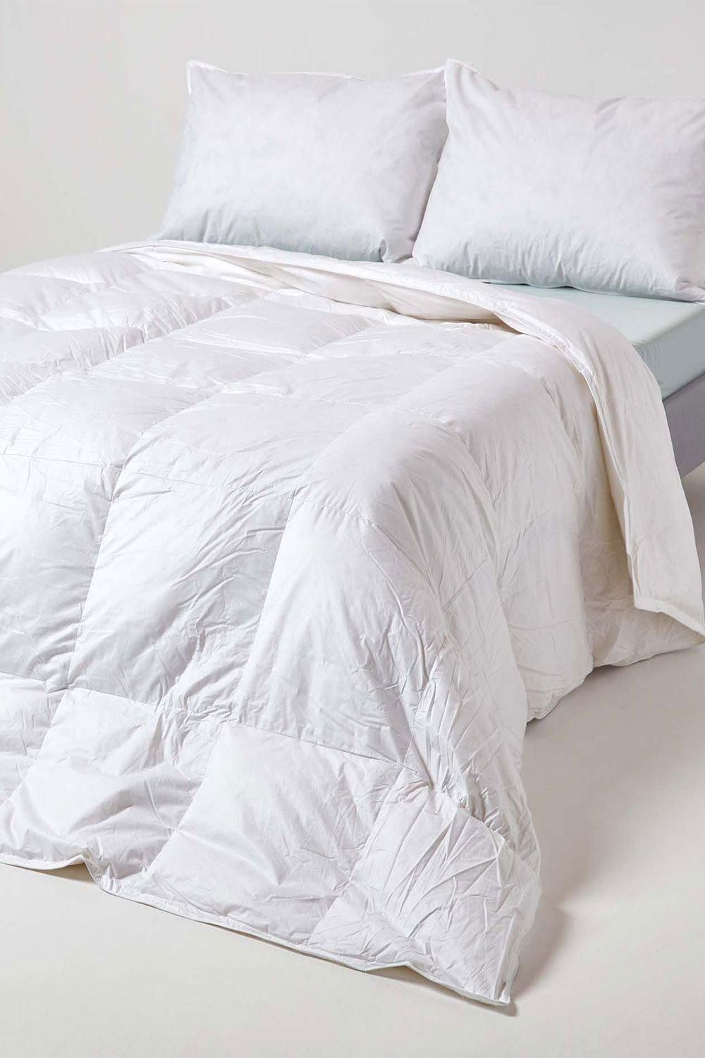 Homescapes Luxury White Duck Down 13.5 Tog Winter Duvet