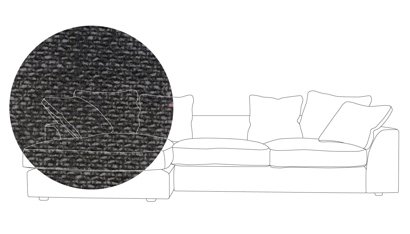 Heal's Cumulus Left Hand Facing Corner Sofa In Texture