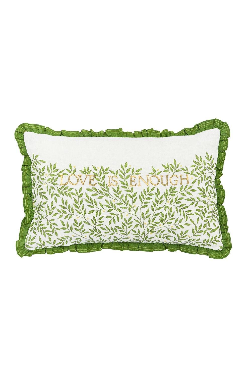 Morris & Co 'Lemon Tree - Willow Bough' Cushion 50X30cm in Green