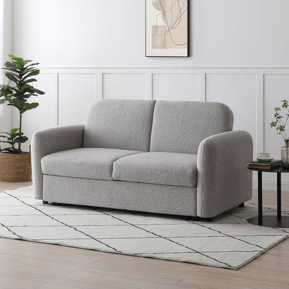 Finty Soft Boucle 2 Seater Pop Up Trundle Sofa Bed