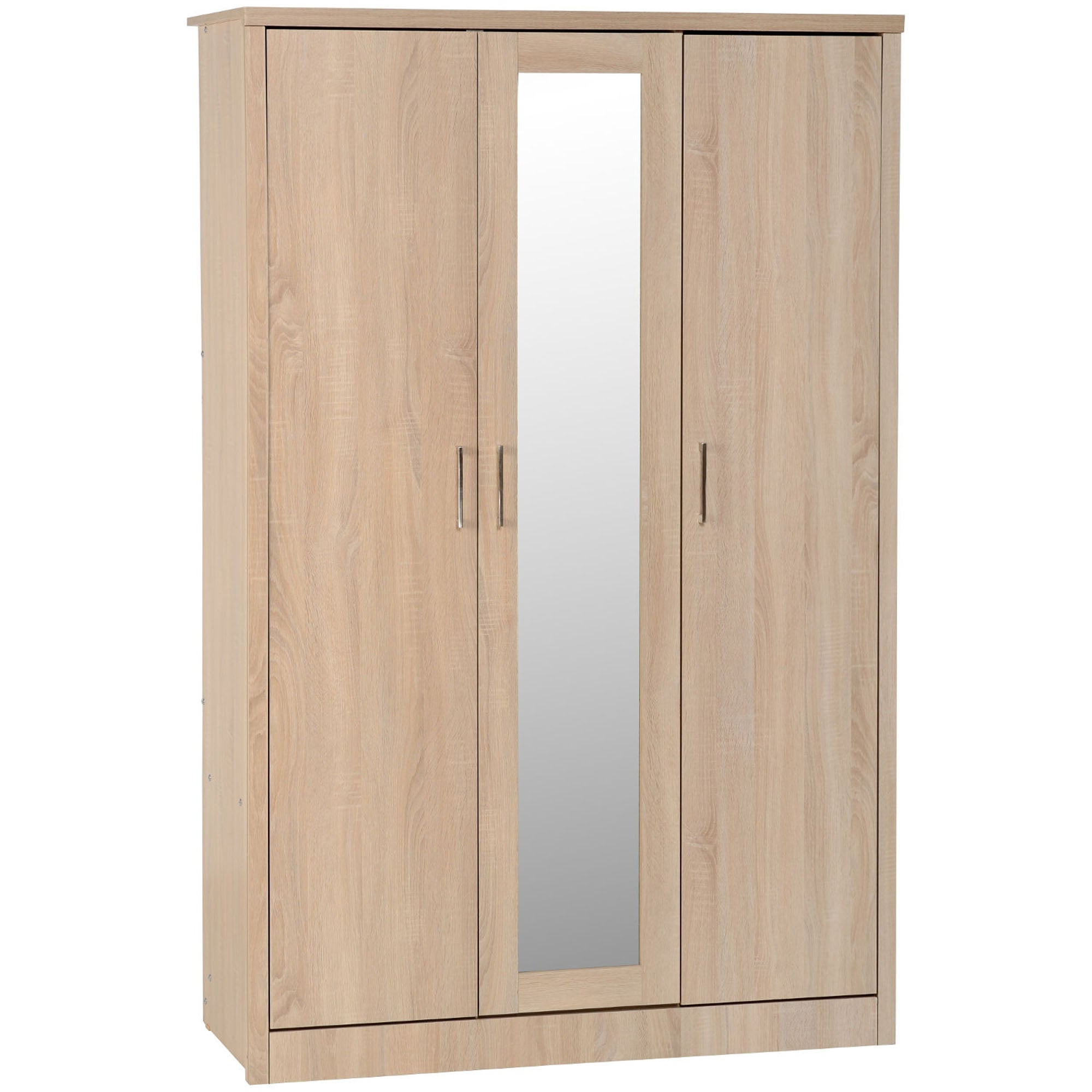 Lennon 3 Door Wardrobe Natural