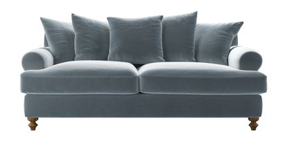 Teddy 3 Seat Sofabed in Windermere Cotton Matt Velvet - sofa.com