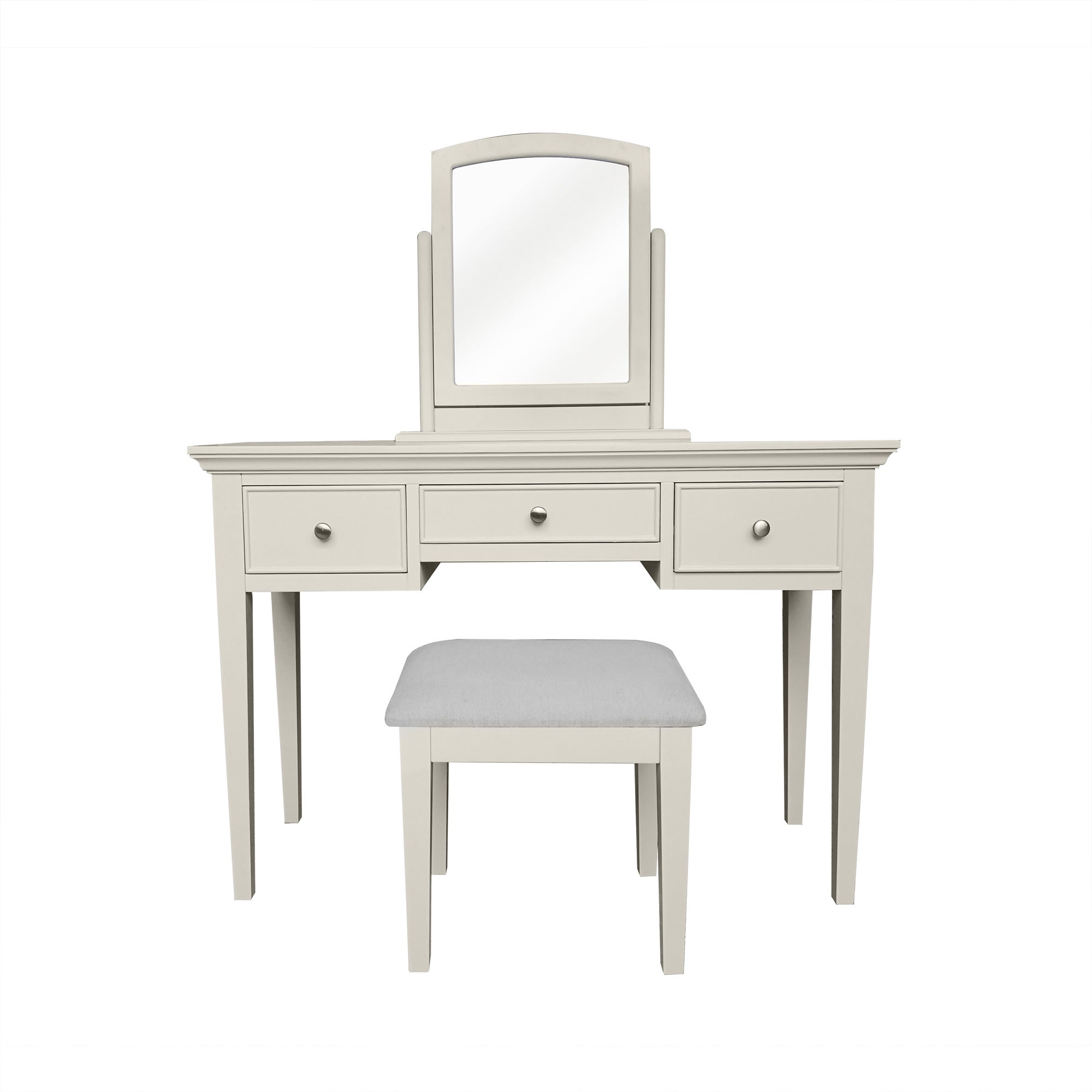 Charlotte Dressing Table Set White