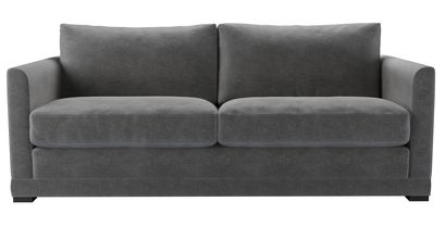 Aissa 3 Seat Sofabed in Earl Grey Smart Velvet - sofa.com