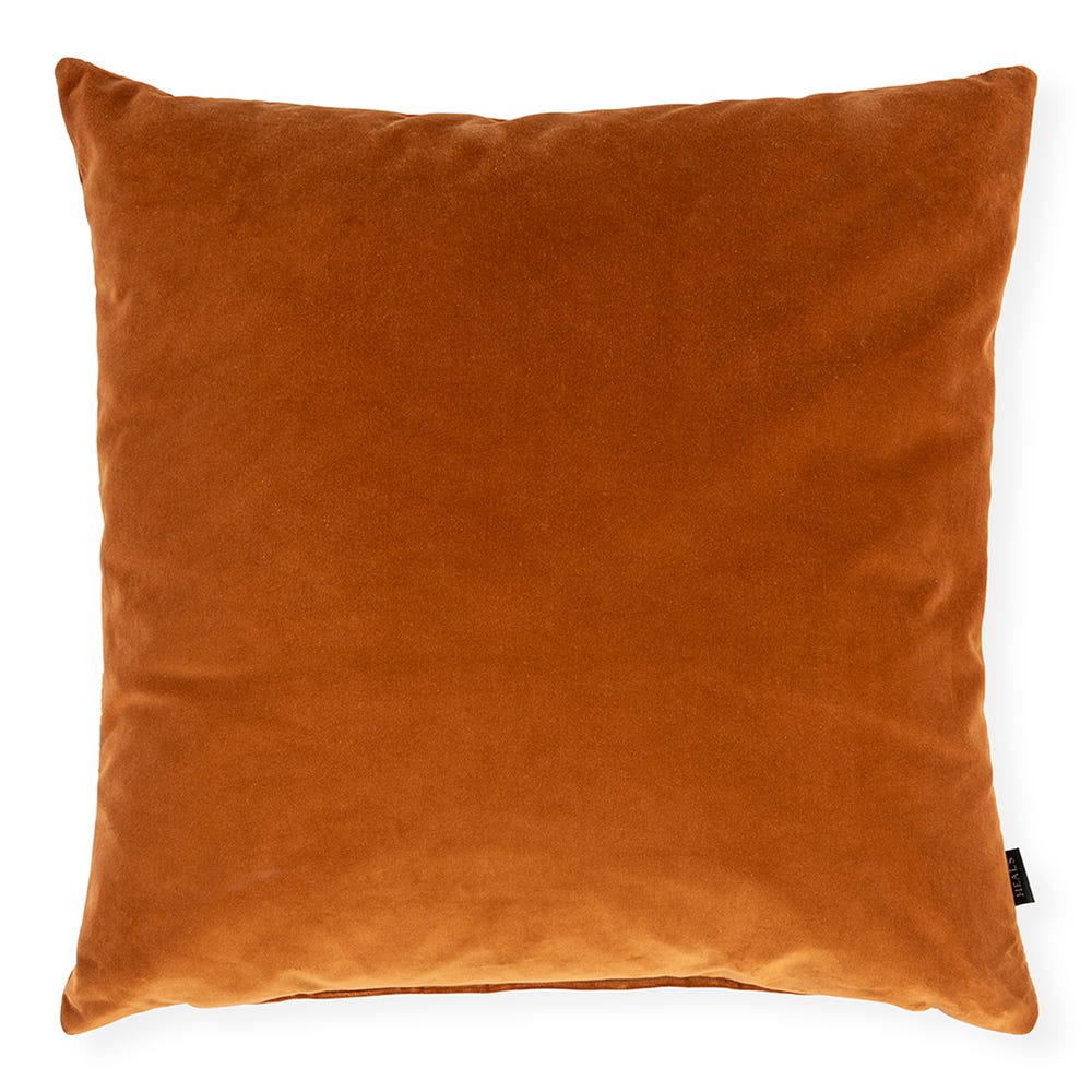 Heal's Velvet Cushion Toffee 55 x 55cm 2