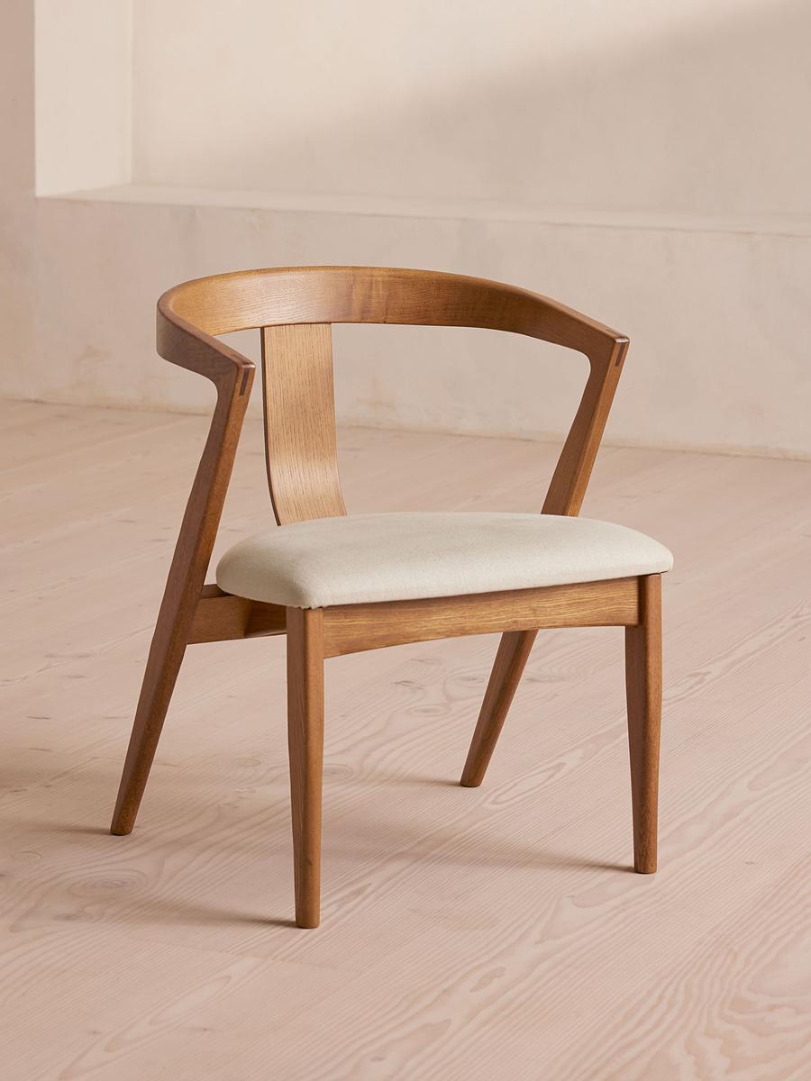 Edwin Dining Chair, Natural Linen
