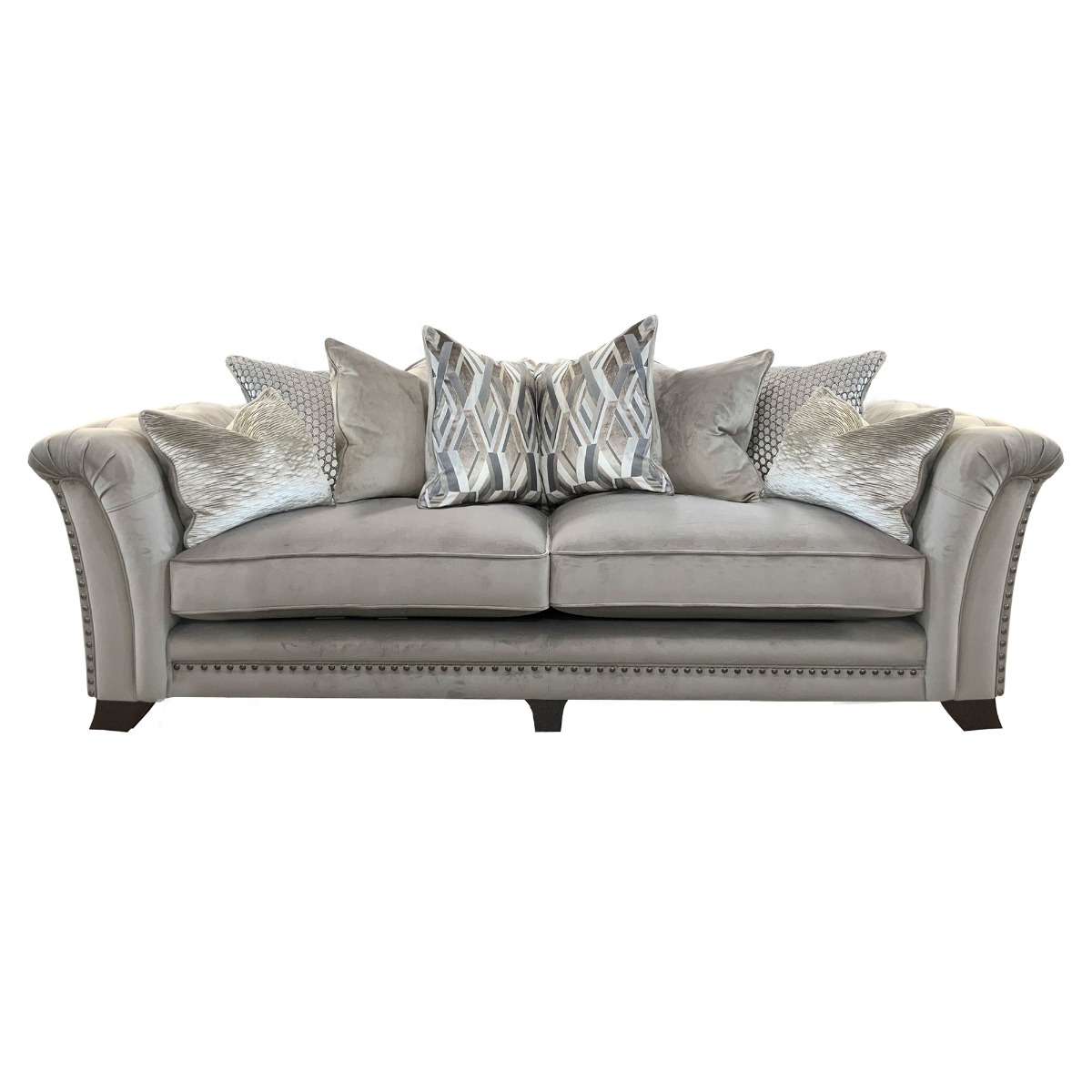 Dorsey Pillow Back 4 Seater Split Frame Sofa - Barker & Stonehouse
