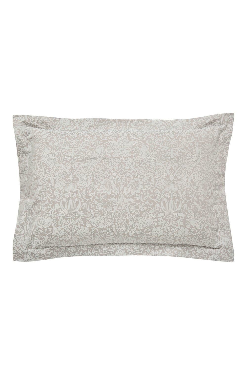 Morris & Co 'Pure Strawberry Thief' Oxford Pillowcase in Natural