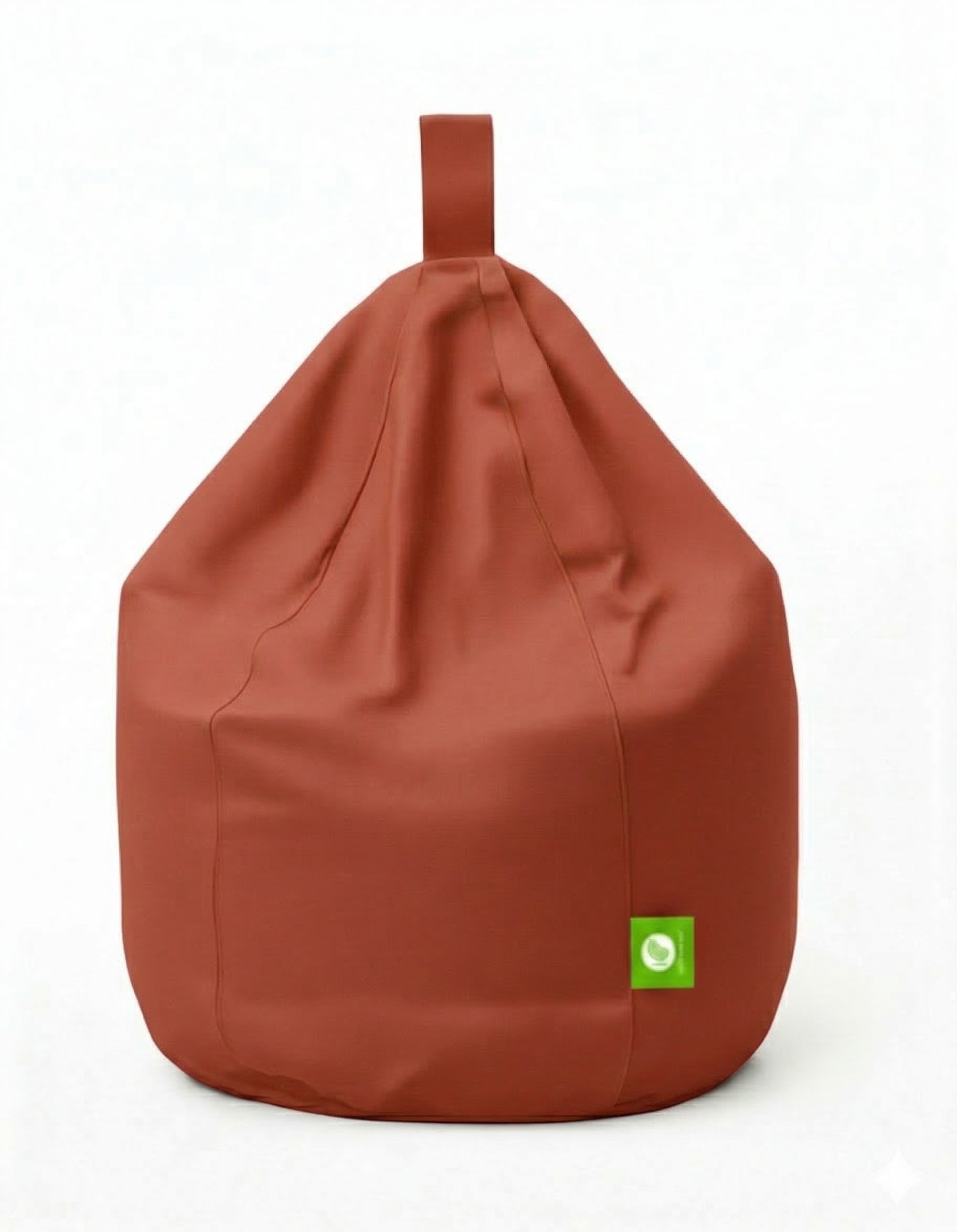 Bean Lazy Cotton Twill Terracotta Bean Bag Child Size in Brown