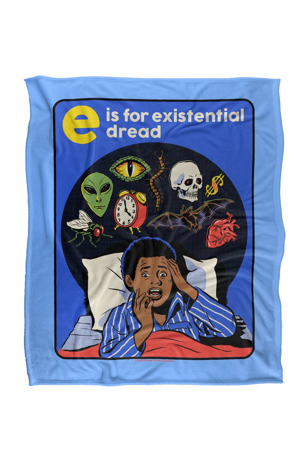 Steven Rhodes Existential Dread Silky Touch Super Soft Throw Blanket