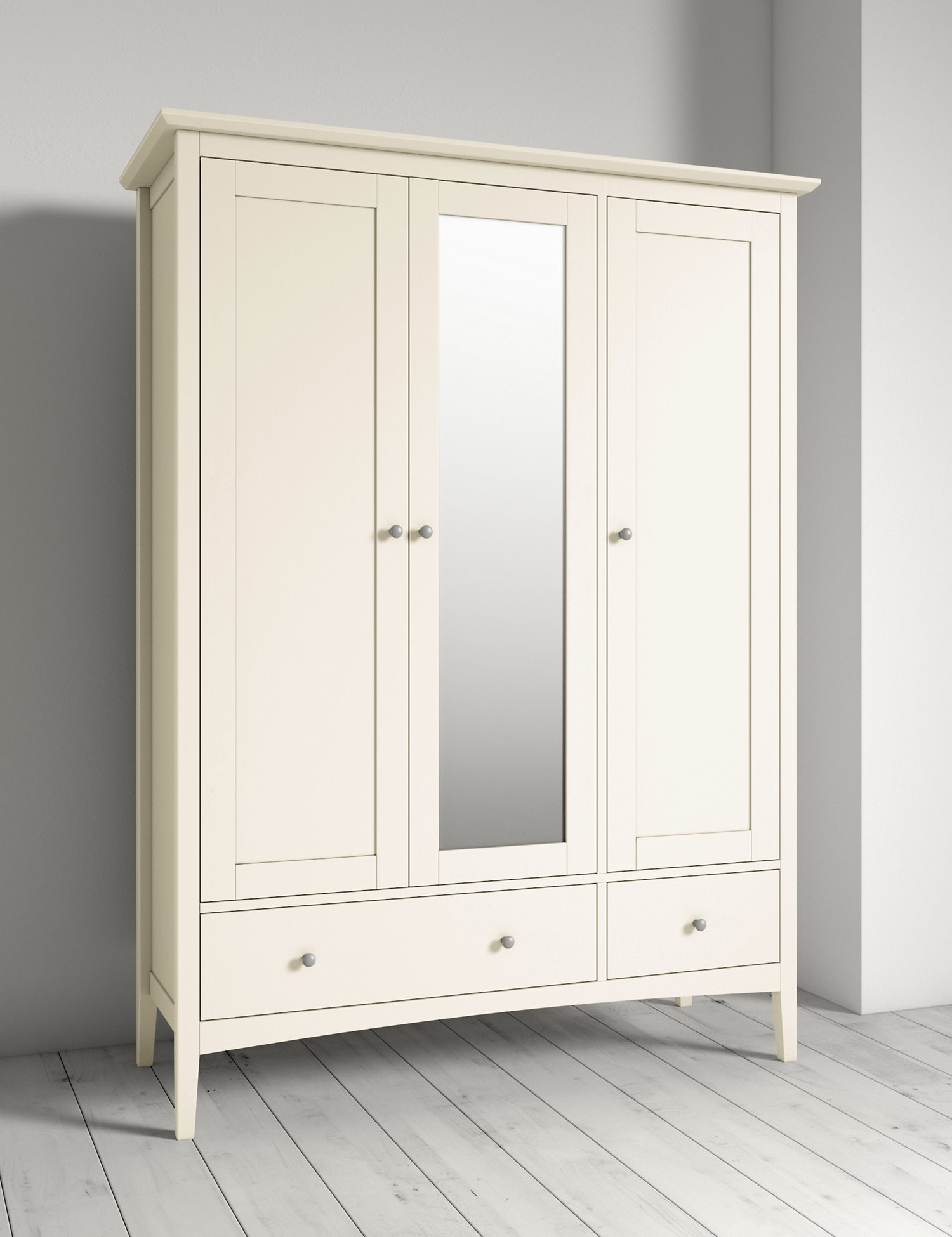 M&S Hastings Triple Wardrobe with Mirror