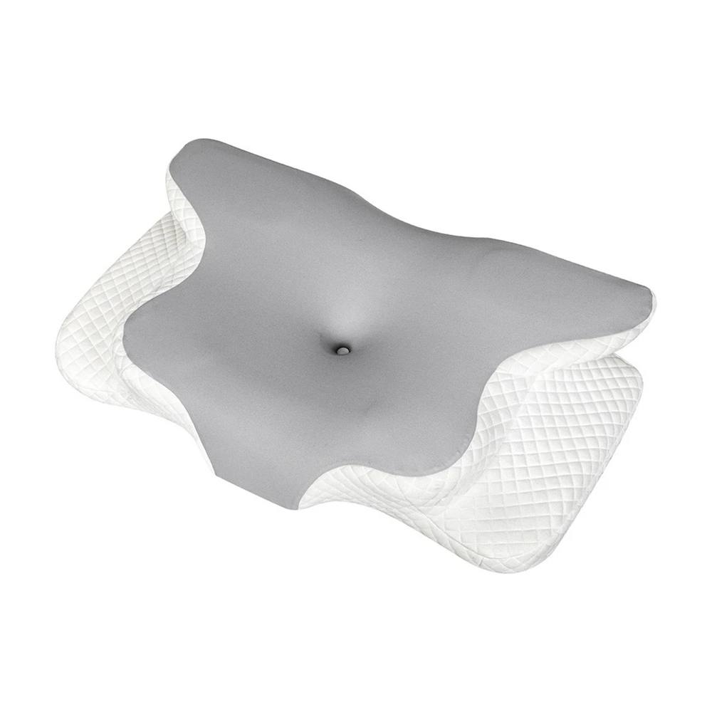 Nordara Ergonomic Cervical Memory Foam Pillow for Neck & Shoulder Pain Relief in Grey