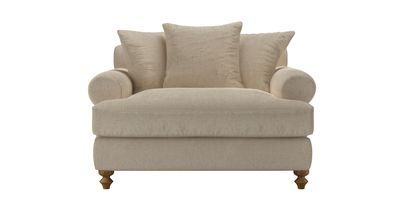 Teddy Loveseat Sofabed in Cashew Baylee Viscose Linen - sofa.com