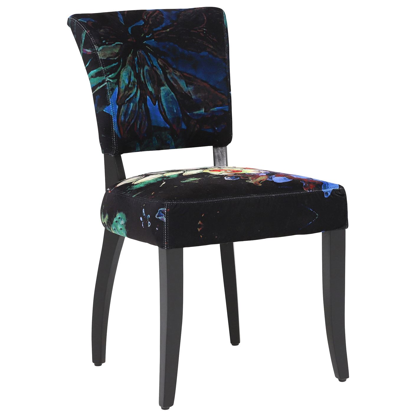 Timothy Oulton Mimi Velvet Dining Chair, Acid Jungle