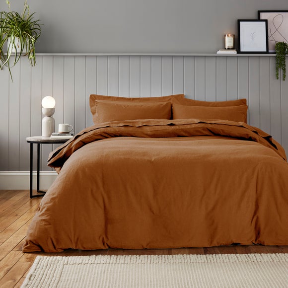 Soft & Cosy Luxury 100% Brushed Cotton Duvet Cover & Pillowcase Set