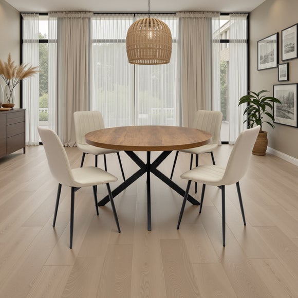 Panama Round 4 Seater Large Dining Table