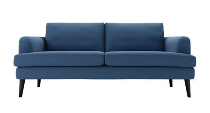 Reuben 3 Seat Sofa in Heather Blue Smart Cotton - sofa.com
