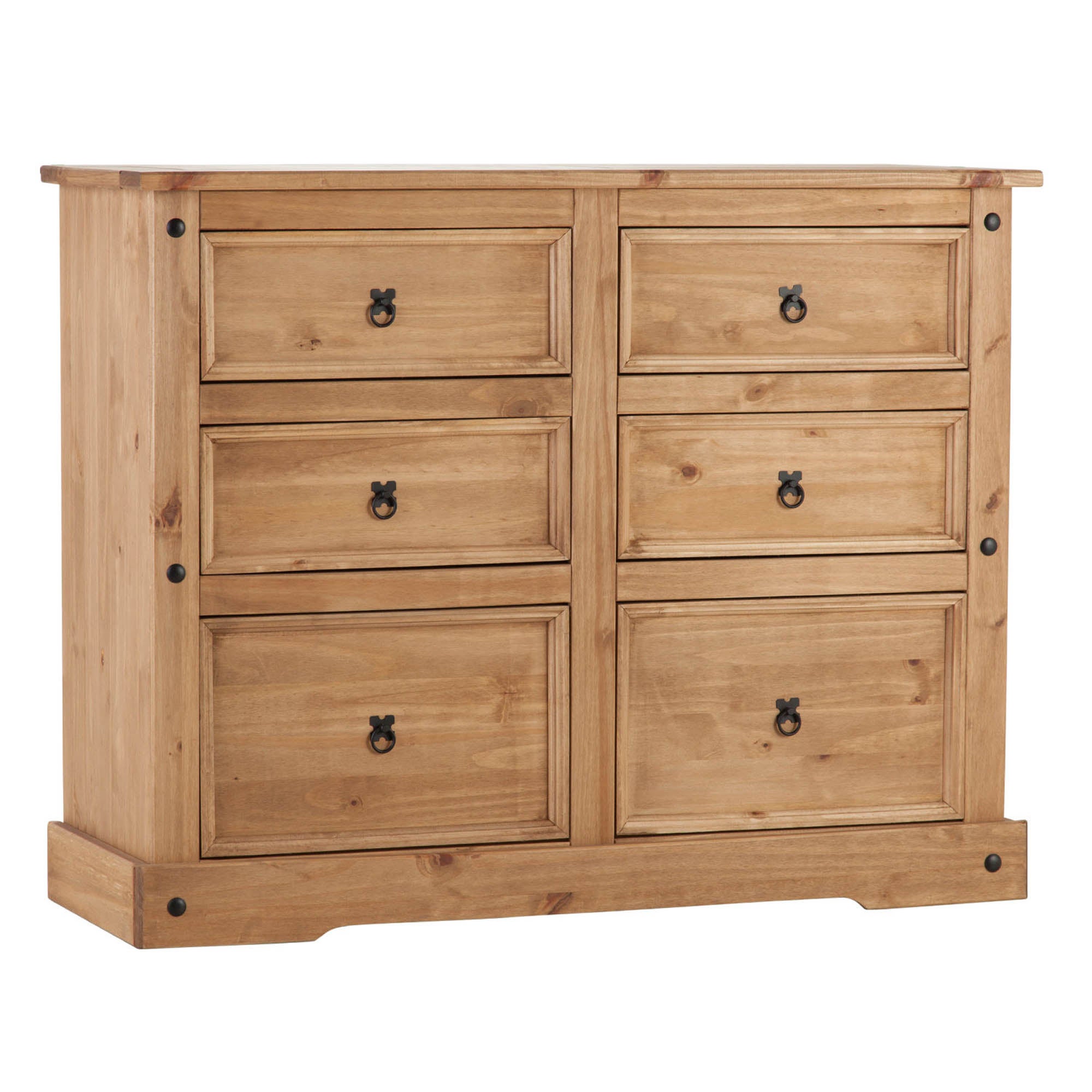 Corona 6 Drawer Chest, Pine
