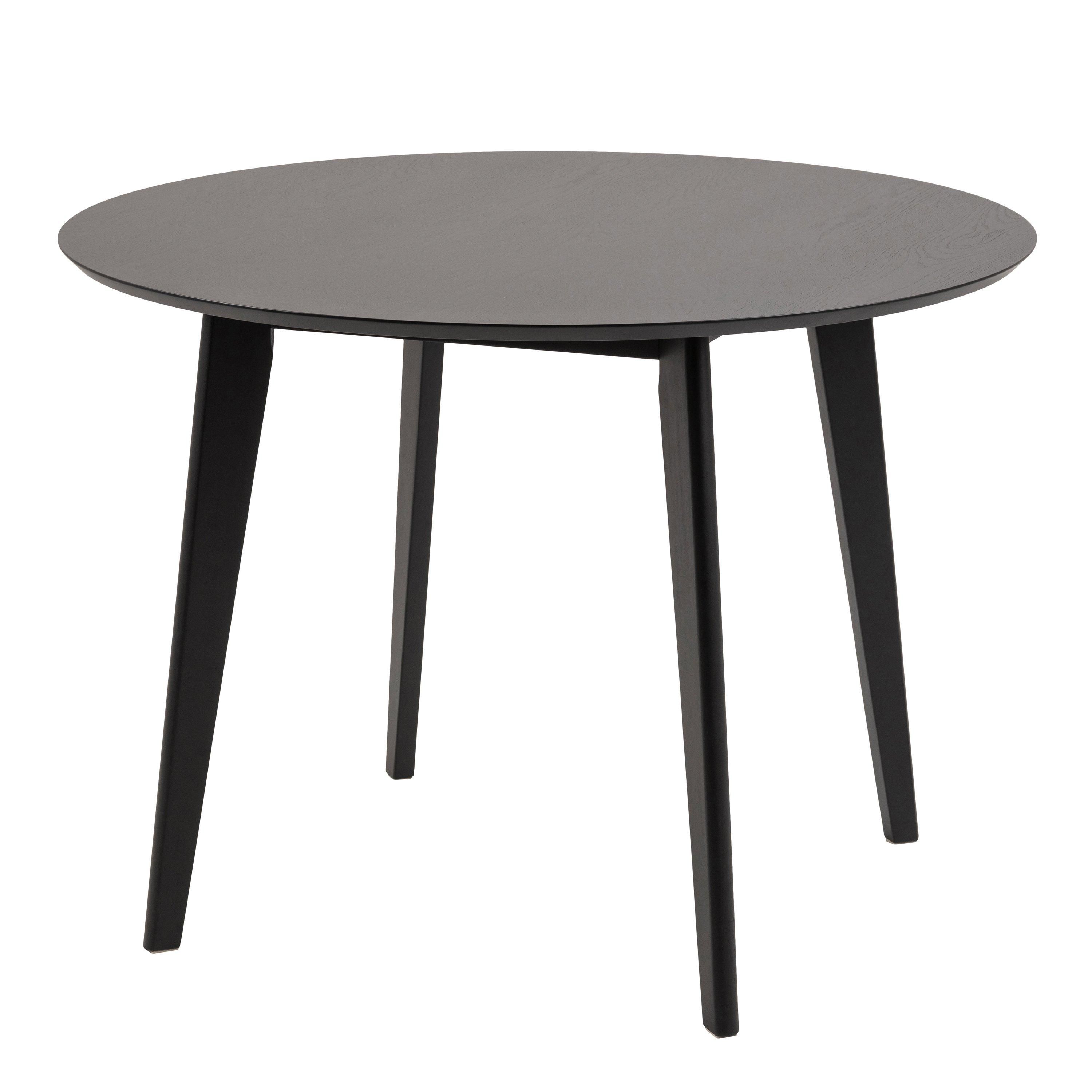 Furniture To Go Roxby Round Dining Table in Black