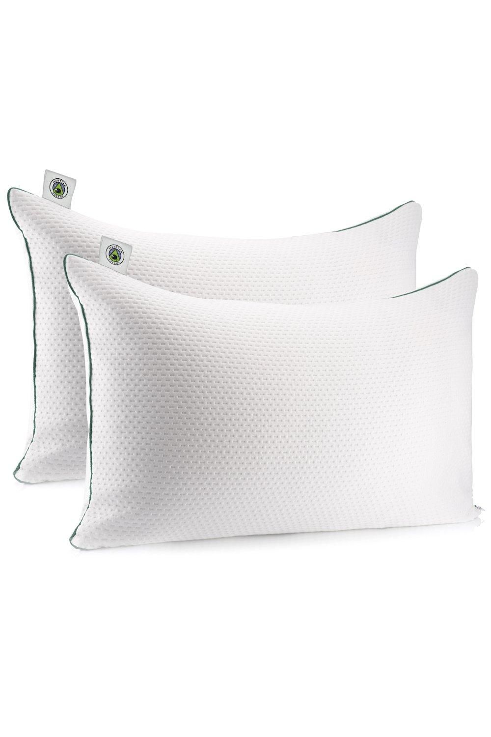Martian Made Martian Dreams Velistra™ - Ultra Soft Microfibre Hotel Pillows 2 Pack - Standard Size (50x75cm) in White