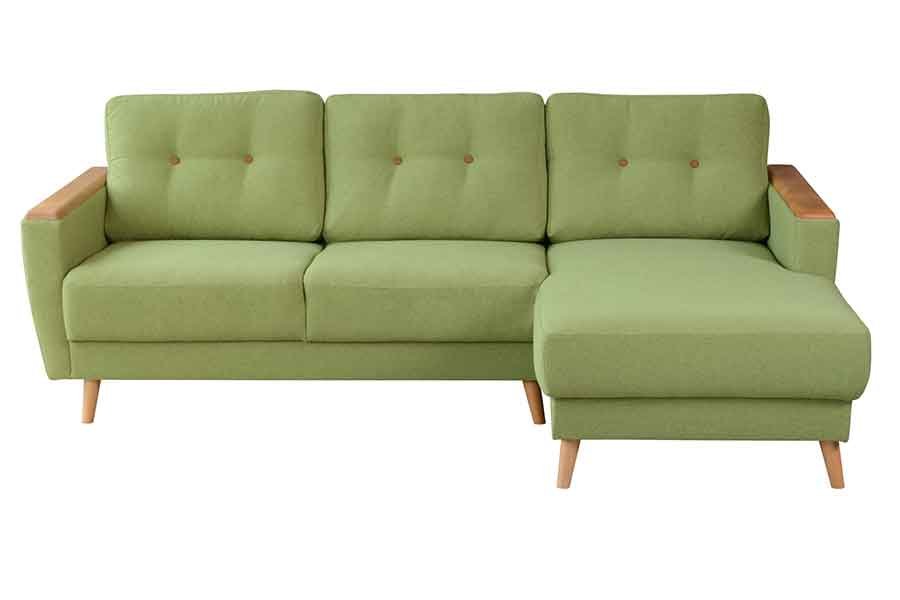 Expo Right hand Corner Sofa  Malaga Apple Green