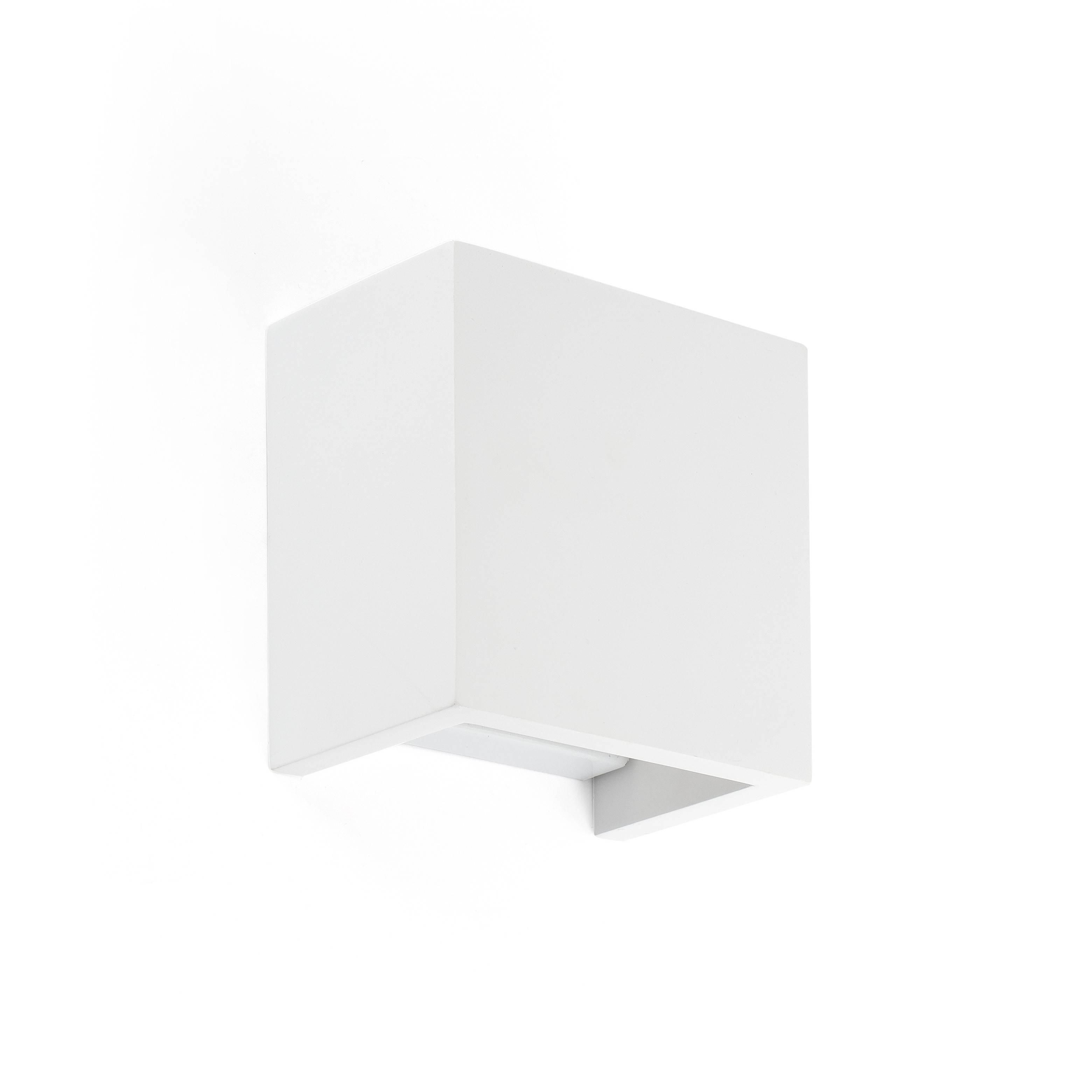 Netlighting Oslo 1 Light Up & Down Wall Light White Plaster G9