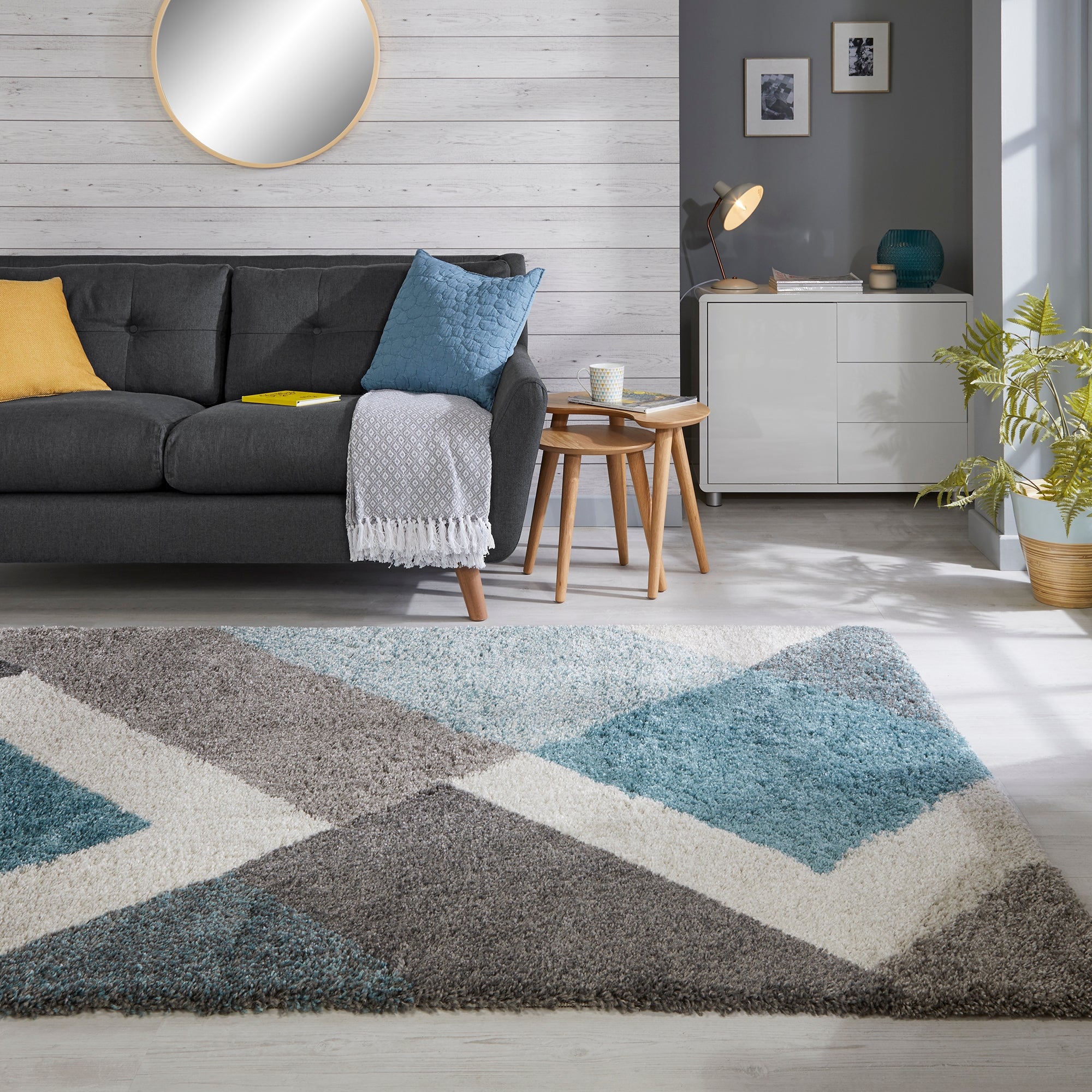 Kampala Berber Rug Kampala Blue