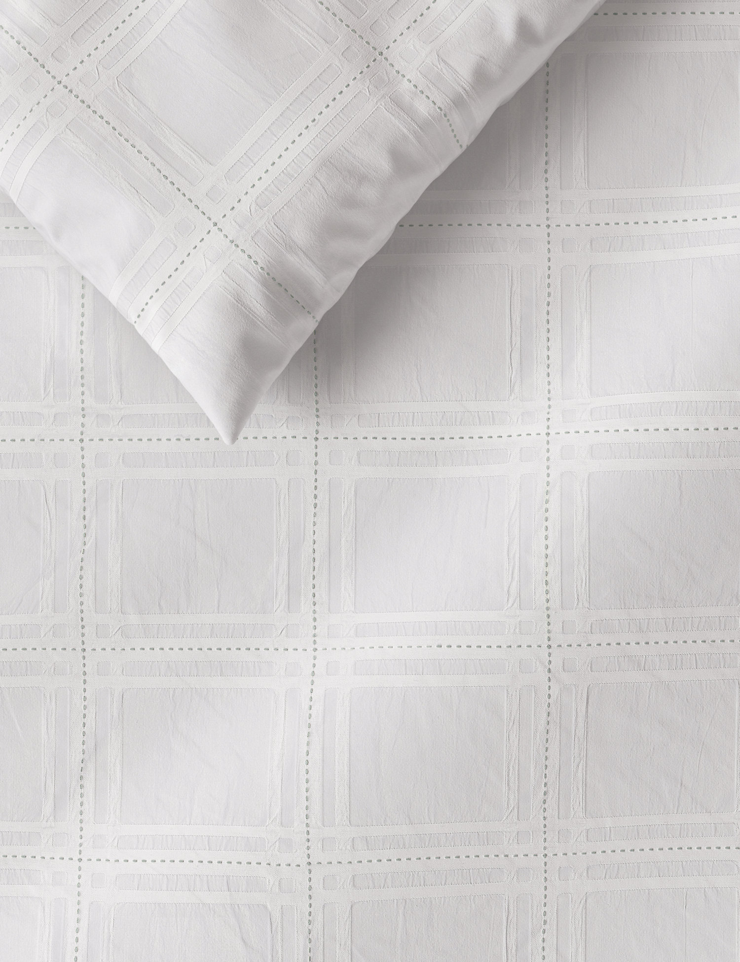 M&S Pure Cotton Textured Bedding Set
