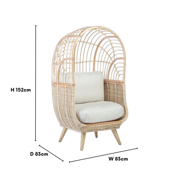 Desser Cocoon Rattan Chair 3