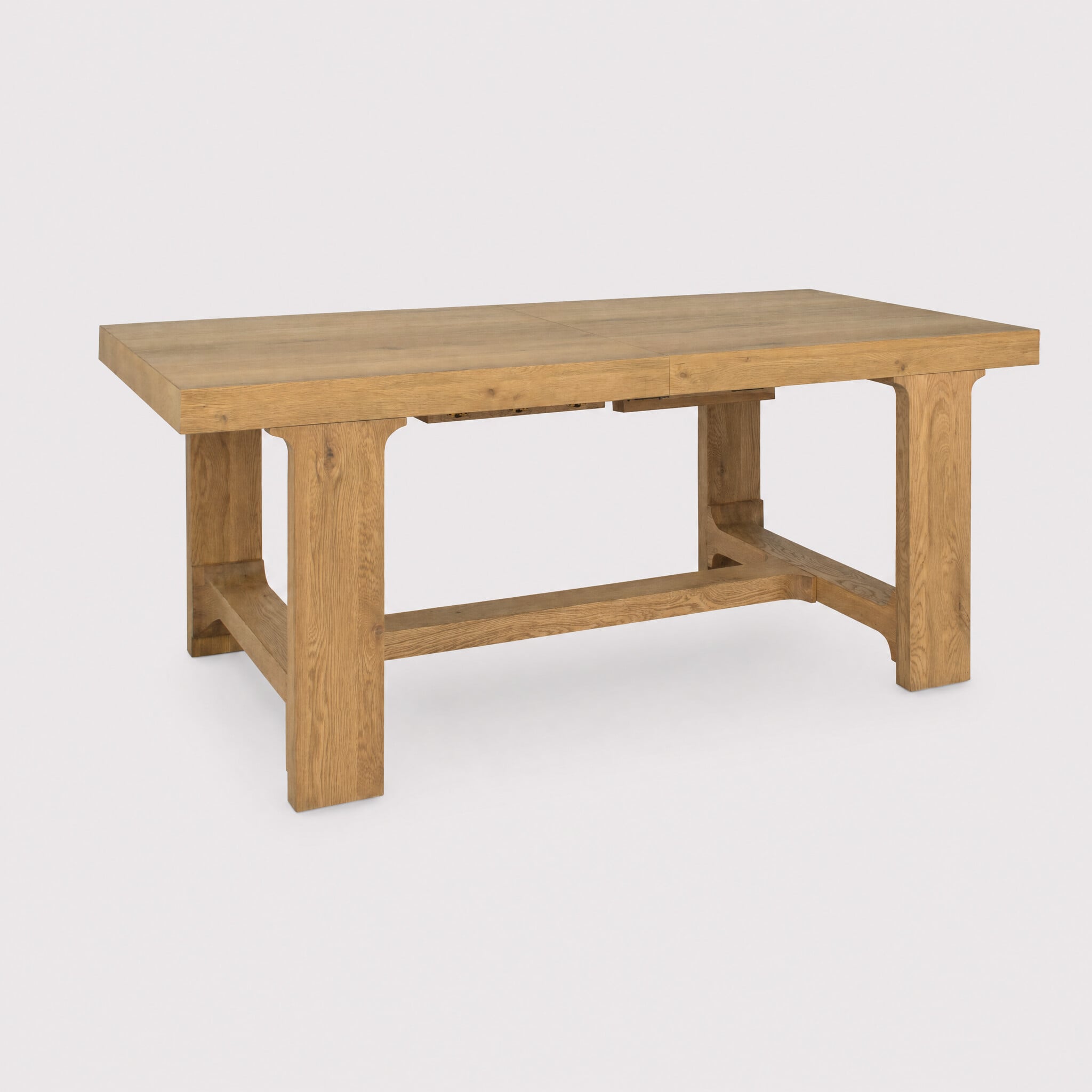 Wade 184cm-260cm Extending Dining Table, Neutral Wood | Barker & Stonehouse