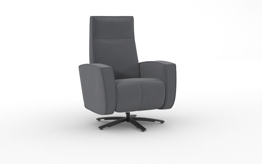 Black Fabric Ardwell Swivel Chair