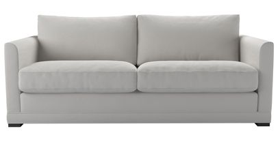 Aissa 3 Seat Sofa Bed in Alabaster Brushed Linen Cotton - sofa.com