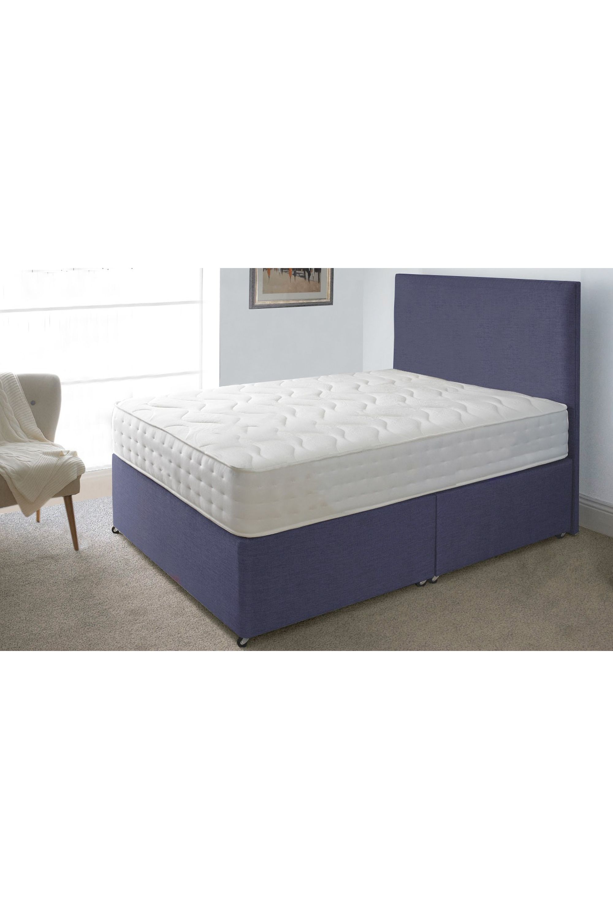 eXtreme Comfort Ltd Sleep-Fusion Hybrid Mattress 20cm Deep Plush Feel Cooltouch Breathable in White