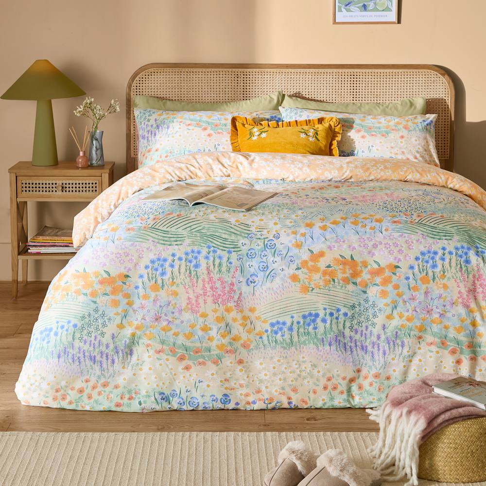 Furn Florin Reversible Floral Duvet Cover Set